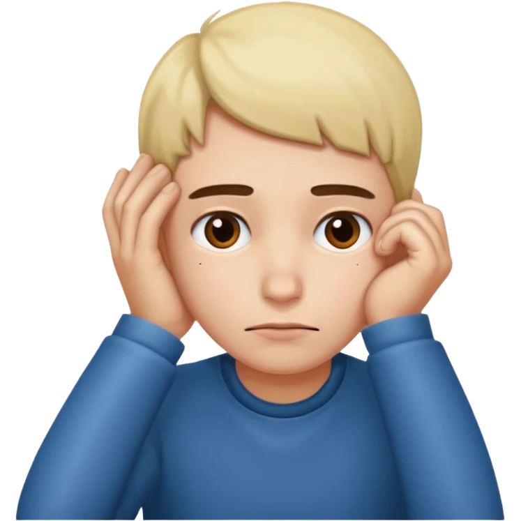 Bored  emoji