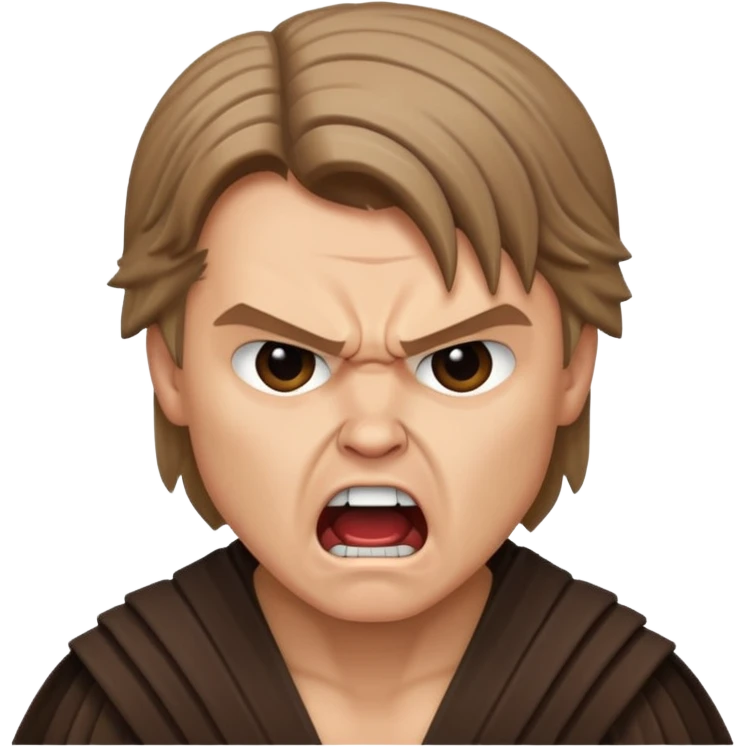 angry screaming "I hate you!" anakin skywalker emoji