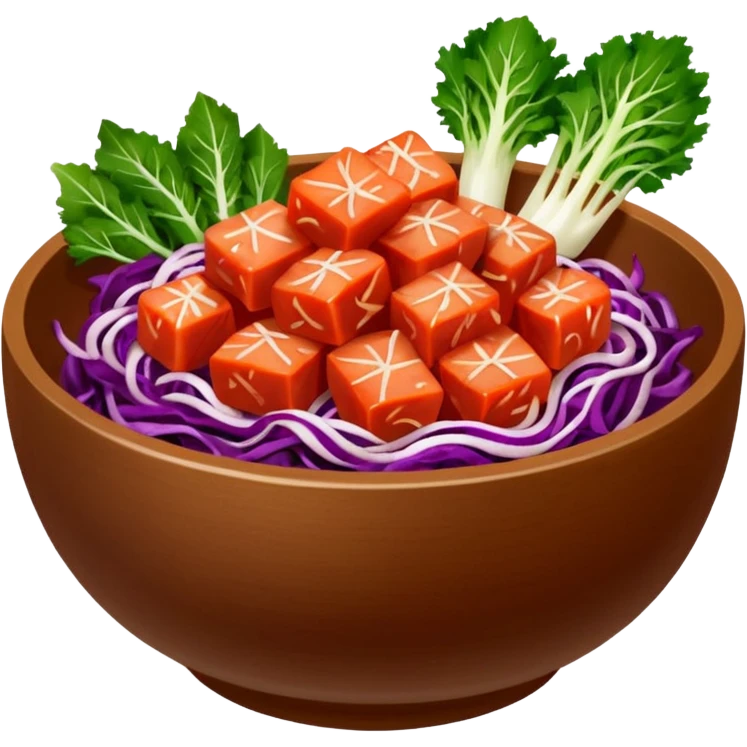 kimmchi dish brown bowl emoji