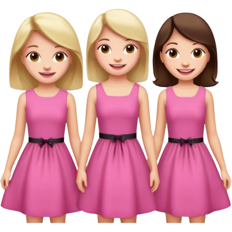 بنات ورديات emoji