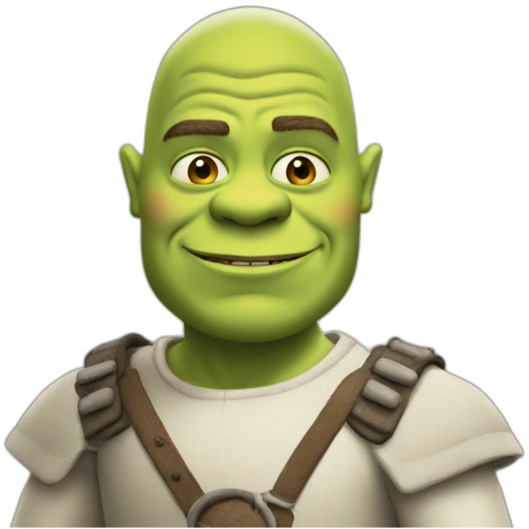 white-shrek emoji