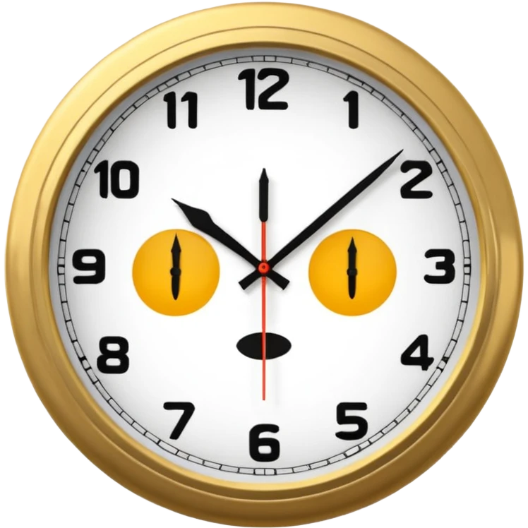 wall clock emoji
