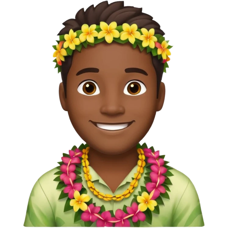 hawaian man emoji