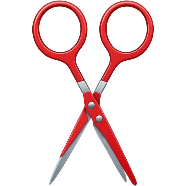red scissor emoji