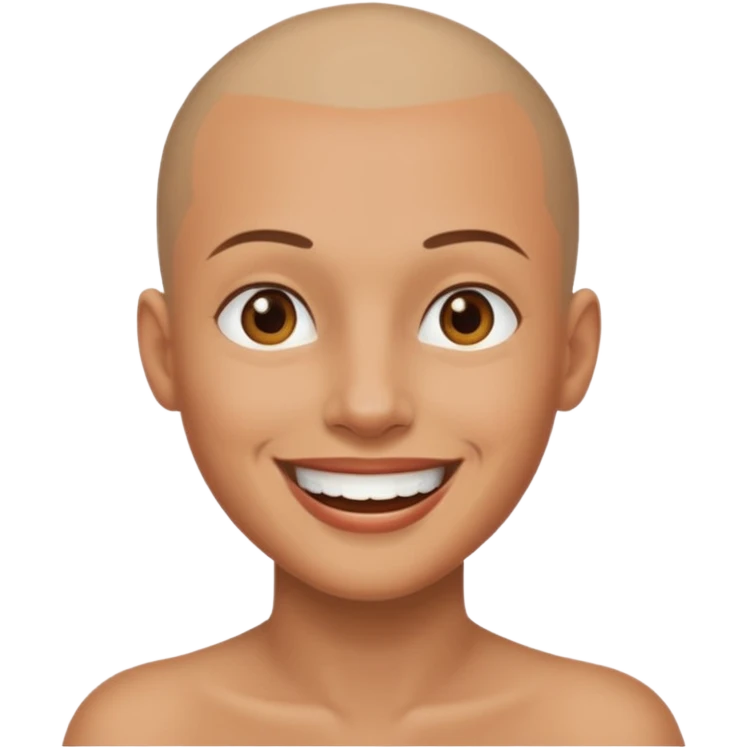 Bum head emoji