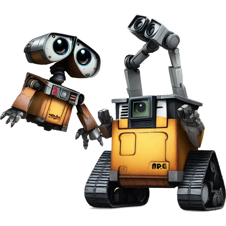 wall-e and moe emoji