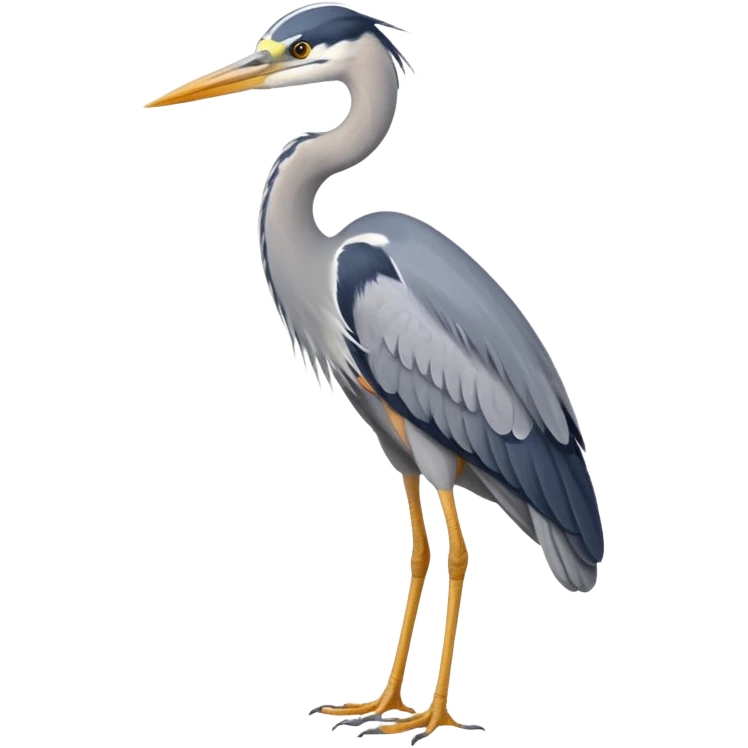 Grey Heron emoji
