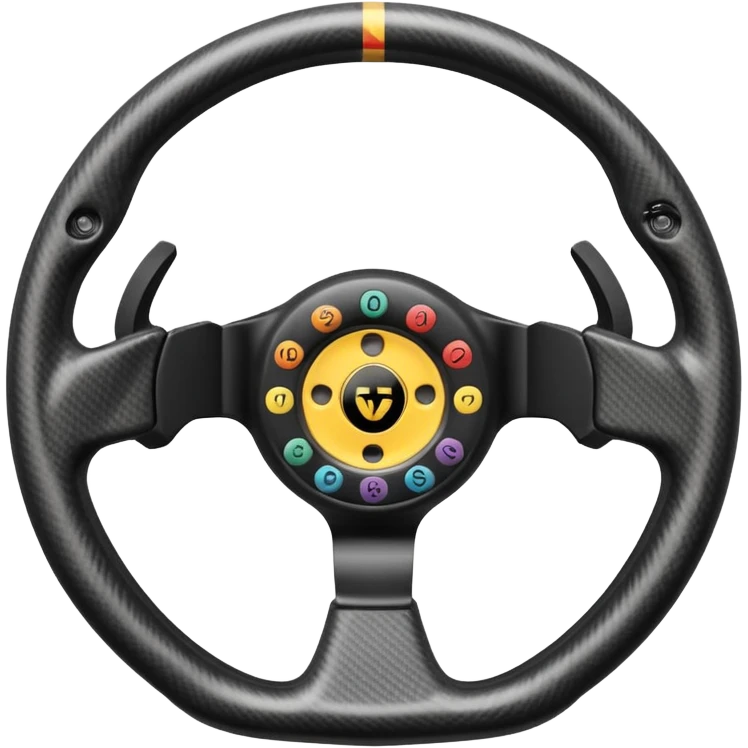 F1 steering wheel emoji