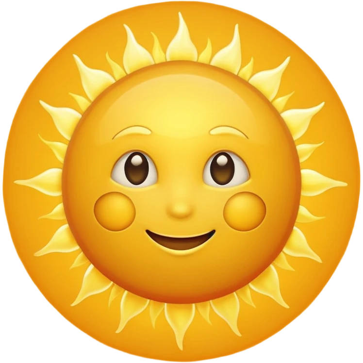 Sun  emoji