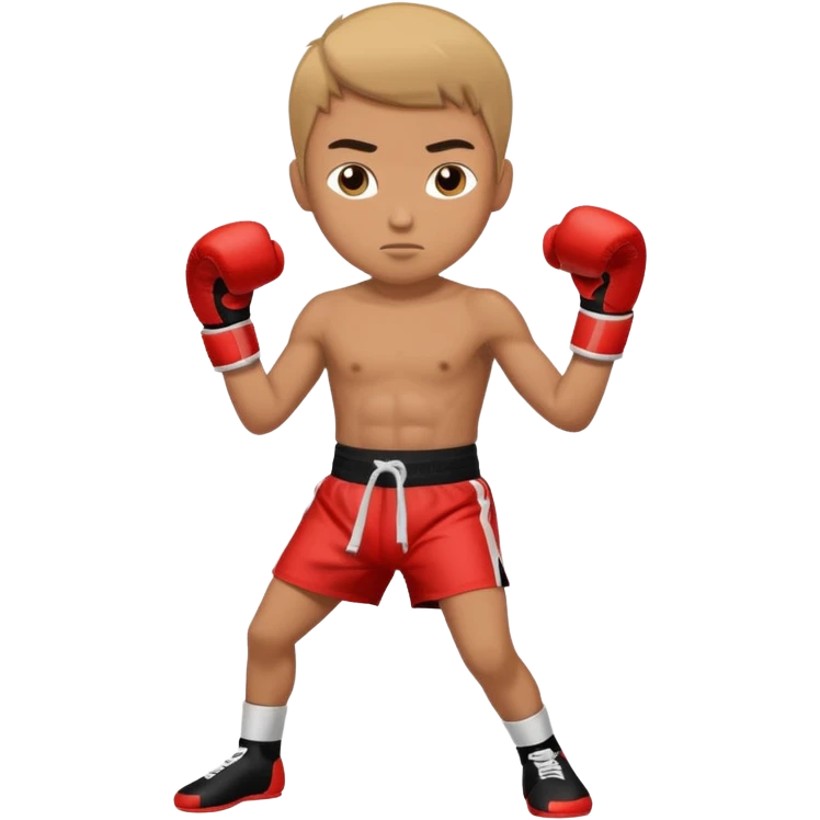 Boy Kickboxing  emoji
