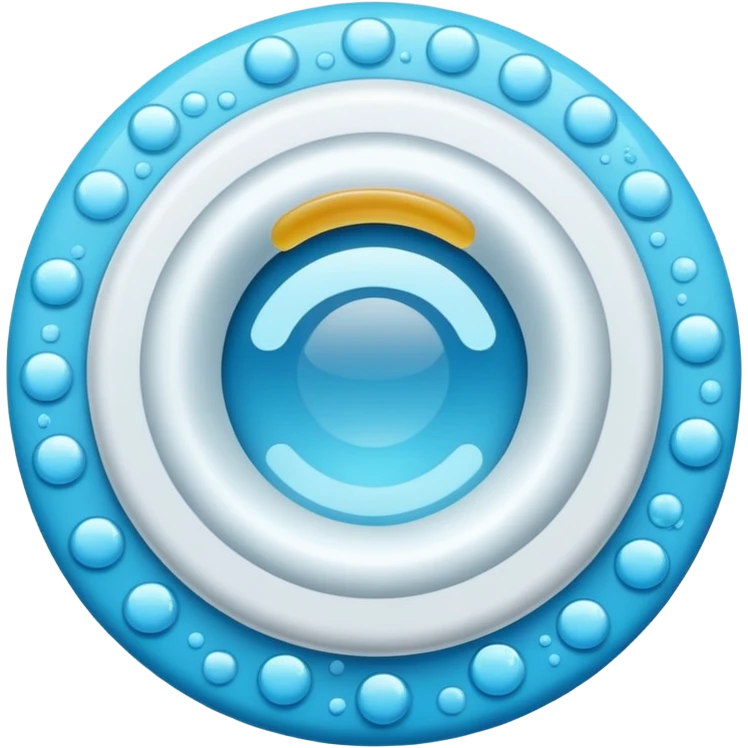 white effervescent tablet  emoji