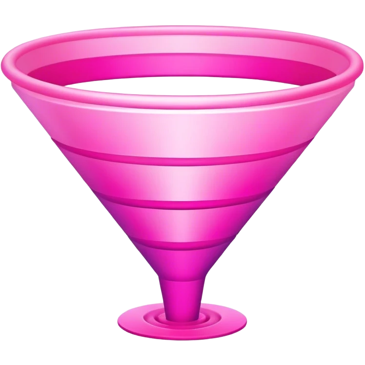 pink email funnel emoji