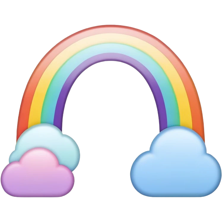 Neutral rainbow emoji