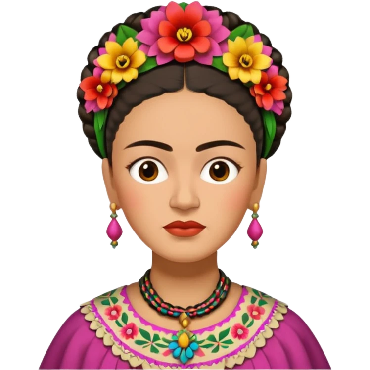 Frida Kahlo on the bus emoji