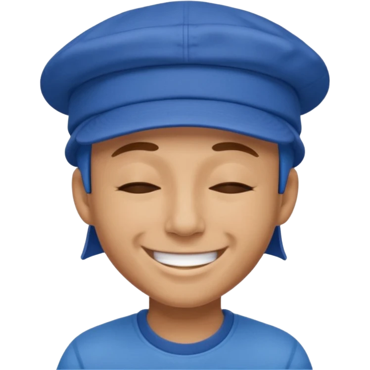 👌😁🧢 Combine these emojis and please, no body, just the head. emoji
