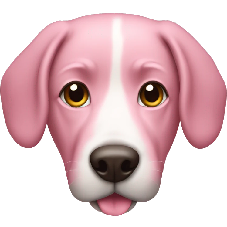 dog pink emoji