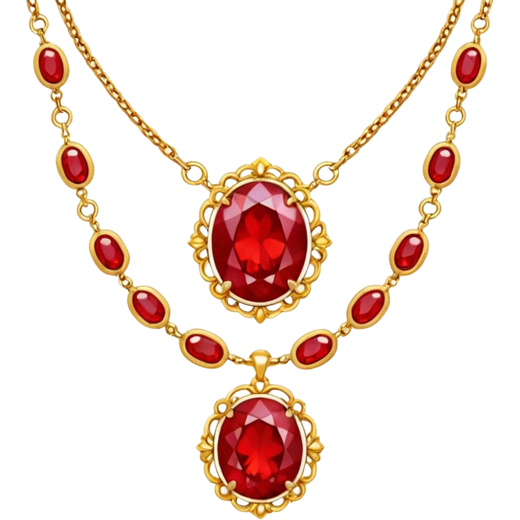 Necklace red emoji