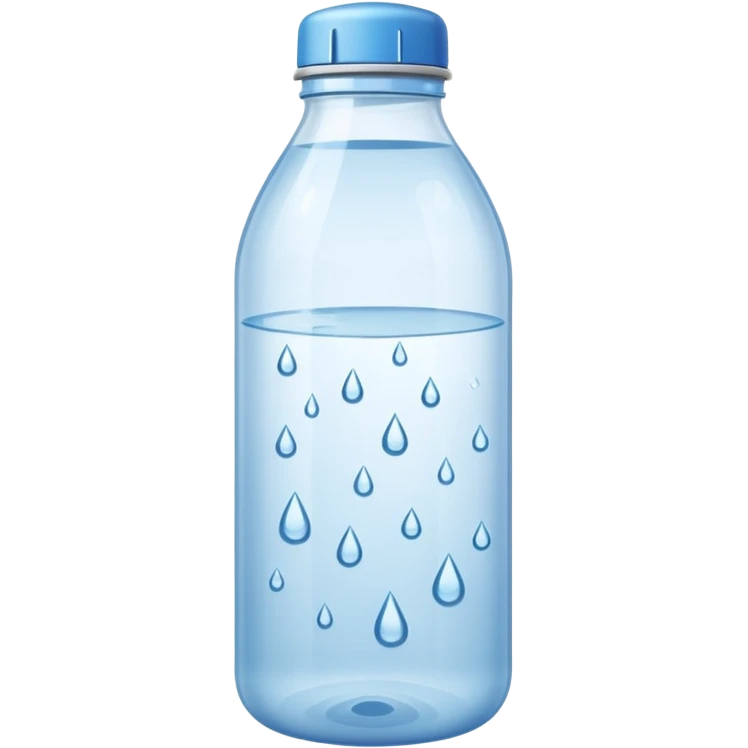 Store bought Water bottle emoji