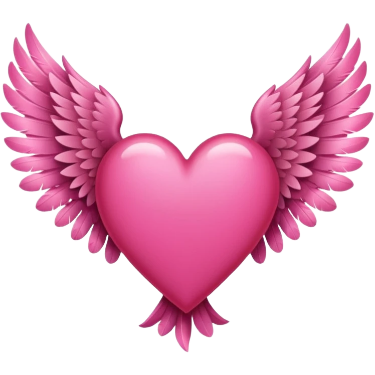 fairytale wings heart emoji