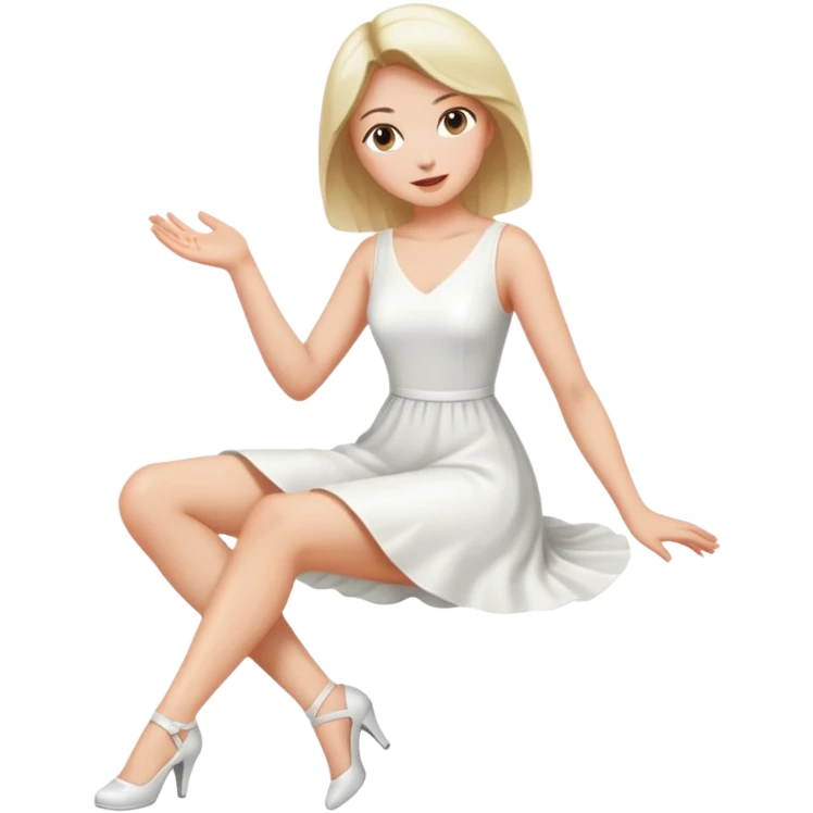 naked woman spreading legs emoji