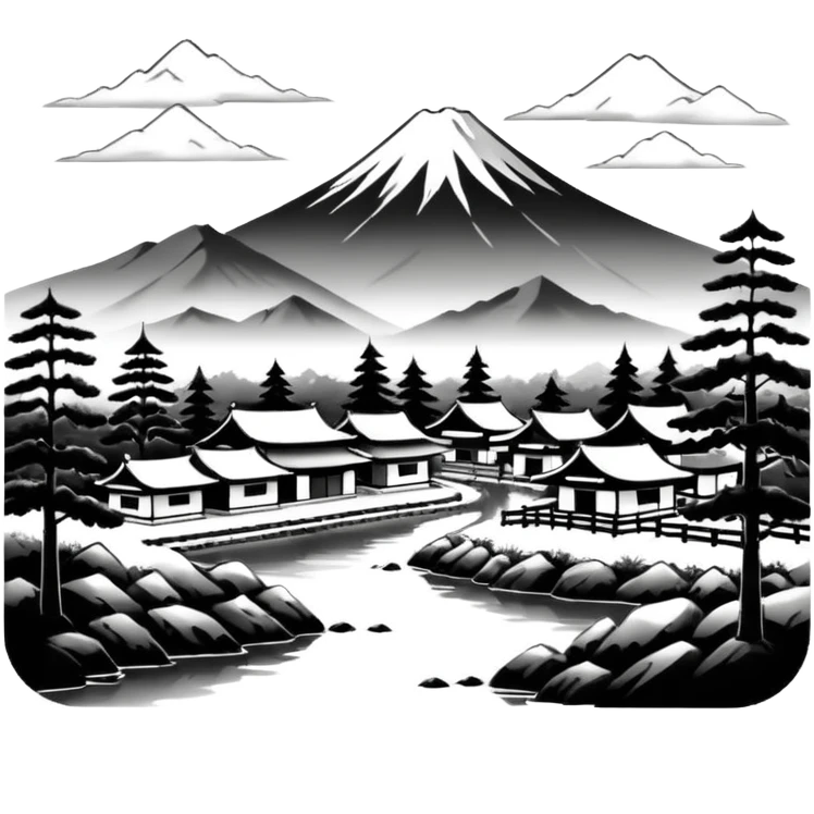 A Japanese sketch emoji