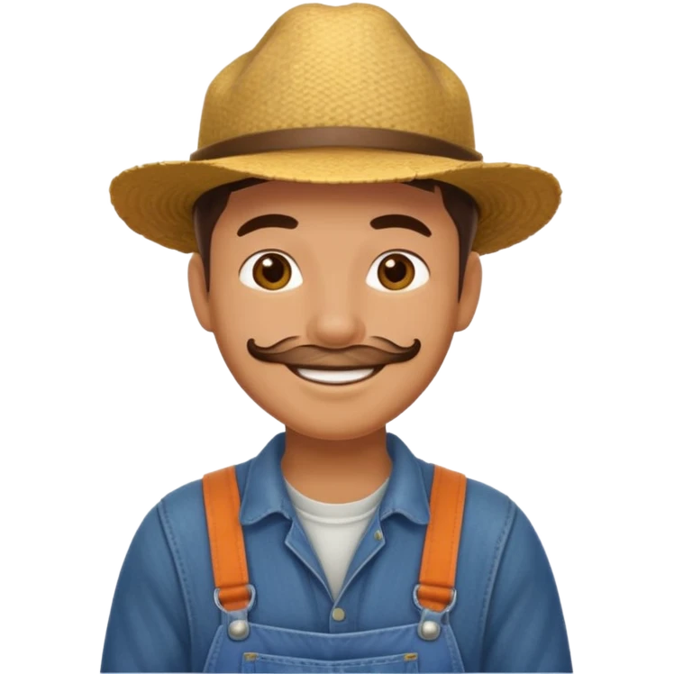 Make a farmer emoji