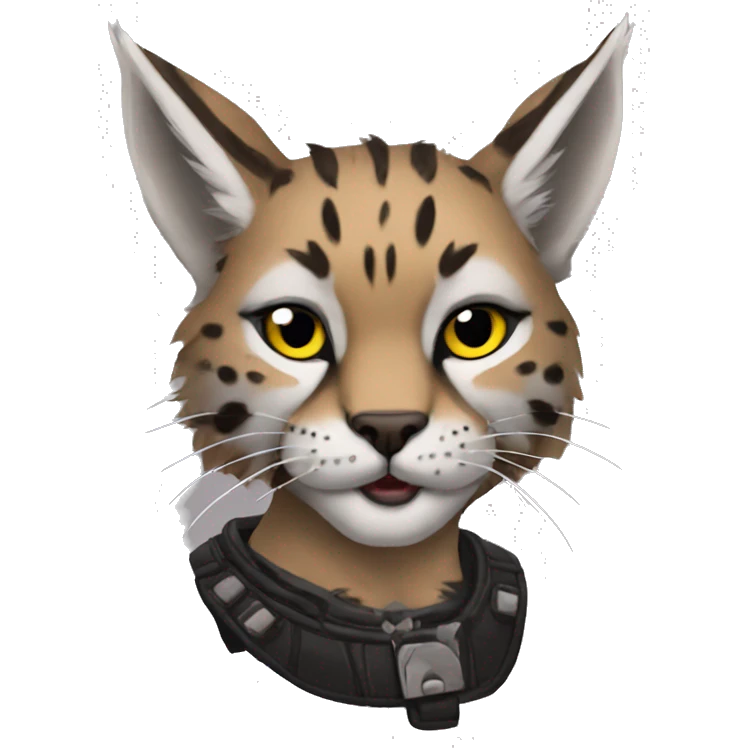 Anthro Punk Bobcat emoji