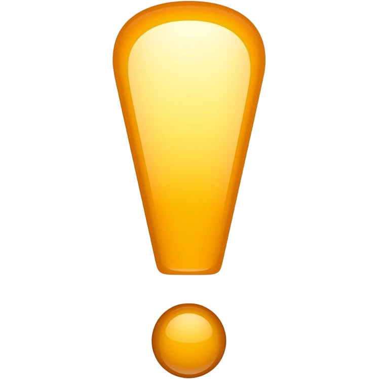 Восклицательный знак emoji