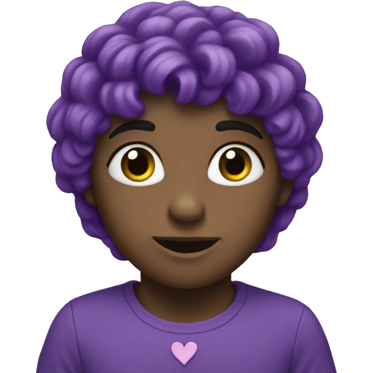 violet heart emoji