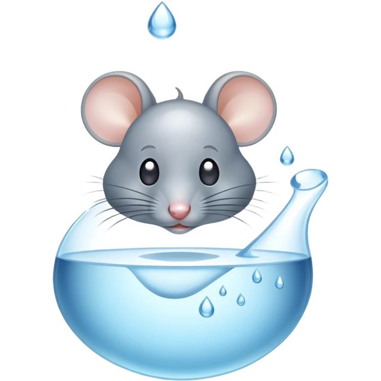 mouse water emoji