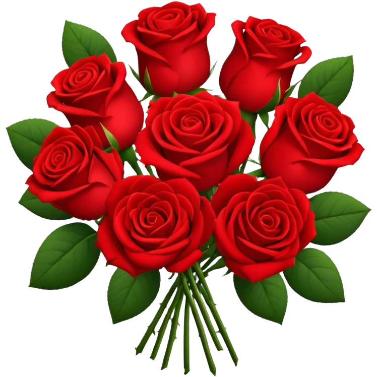bonquet of rose emoji