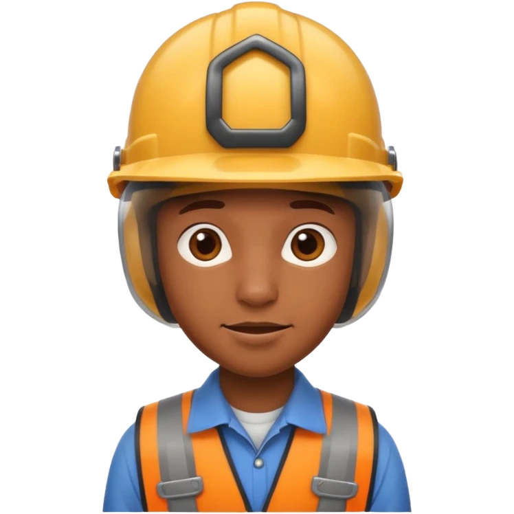 Ant worker with a helmet  emoji