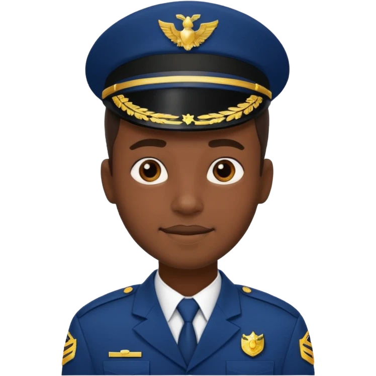 black doorman emoji