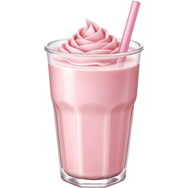 rose milk tea emoji