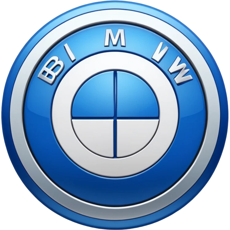 Create BMW logo Emoji emoji