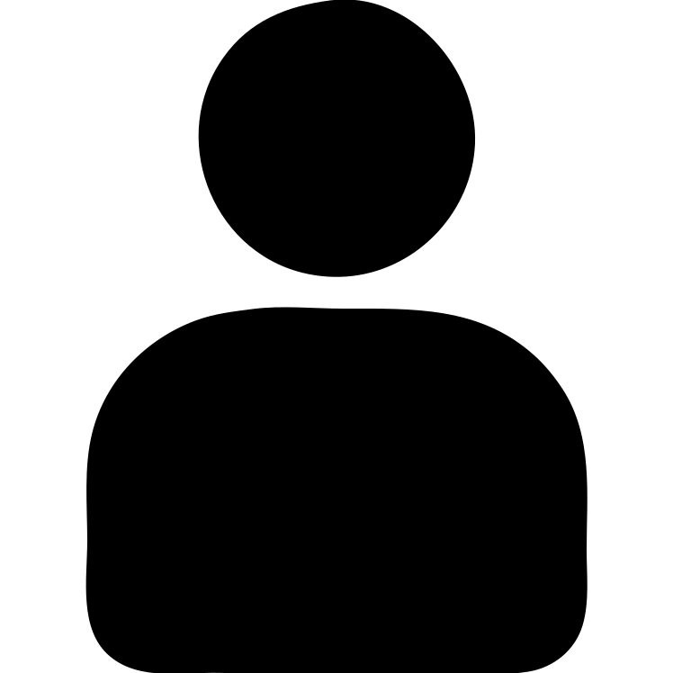 Simple person silhouette, basic human shape emoji
