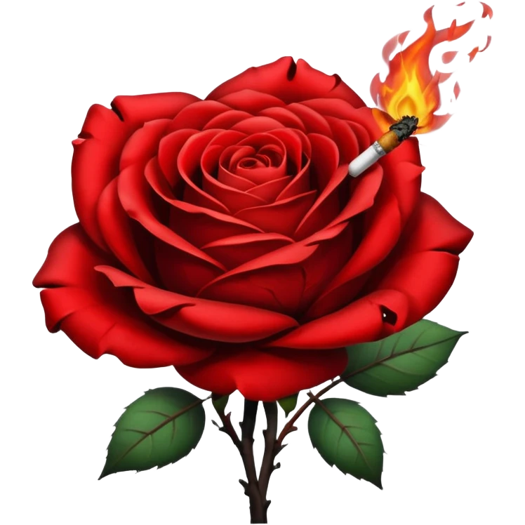 🥀on 🔥 emoji
