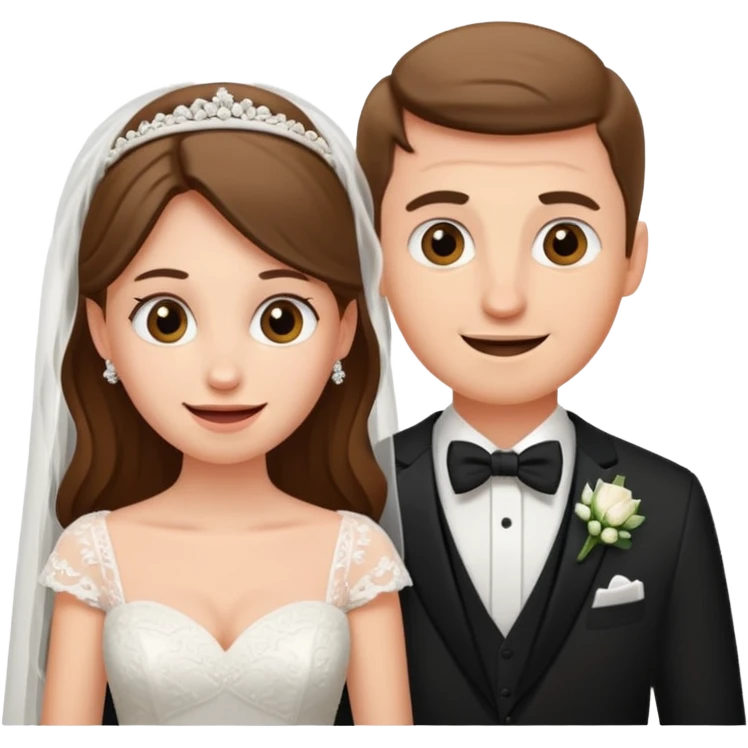 confused newlywed couple emoji