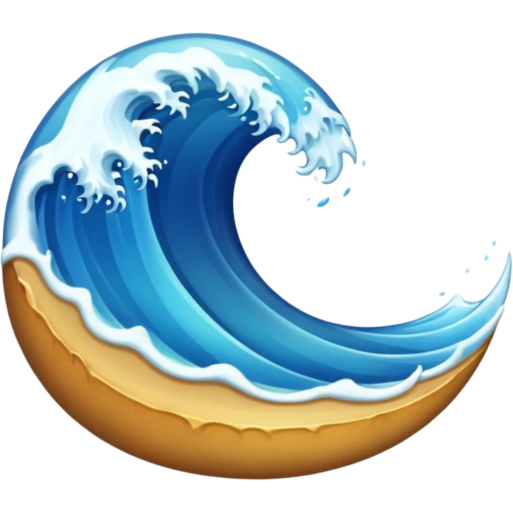 Wave emoji