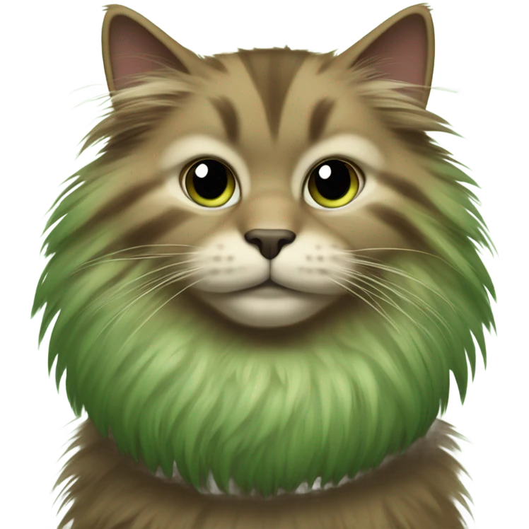 Pine tree cat emoji