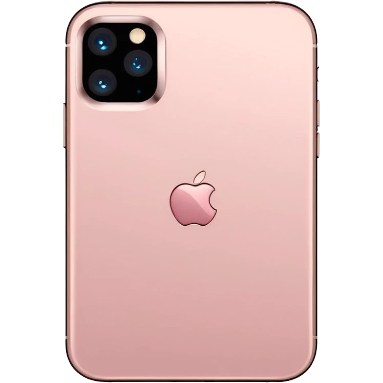 Um iPhone 16 pro max rosa claro  emoji