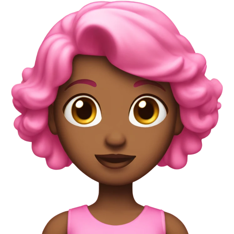 Pink Pilates princess emoji