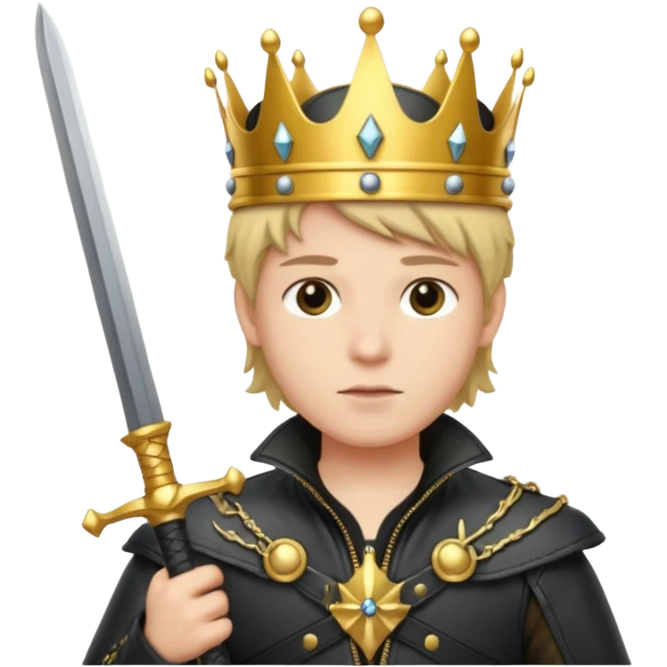 🤣🗡️👑🧥 emoji