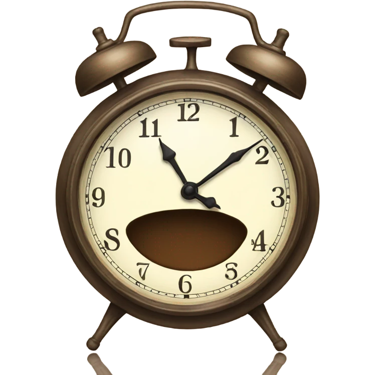 Clock that tea emoji