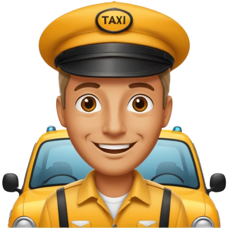 taxi driver emoji