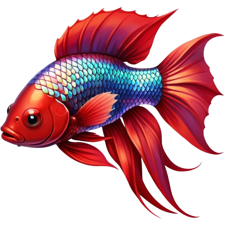 red betta fish emoji
