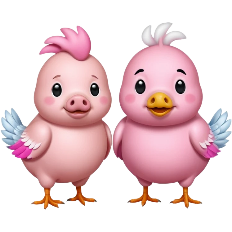 🐷+🐥 emoji