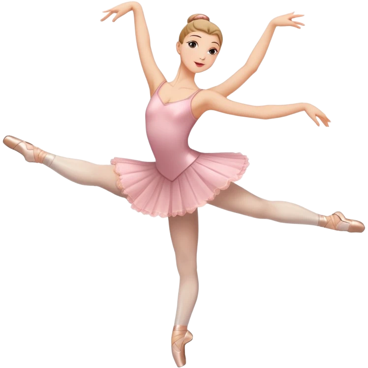 dancer performing ballet with graceful pose emoji