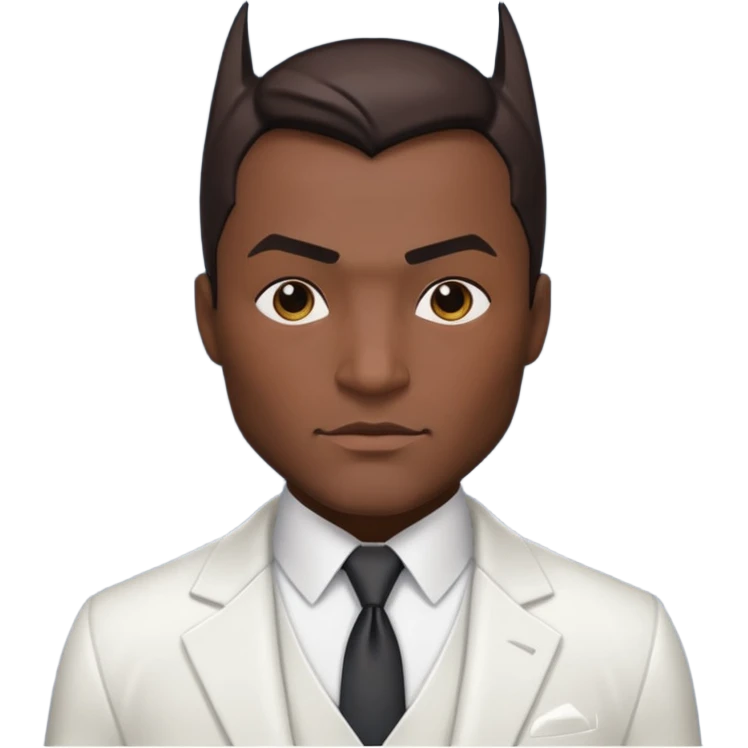 batman white emoji