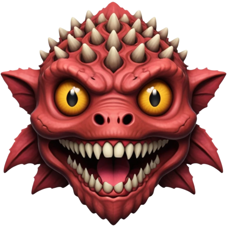 demogorgon face emoji simple emoji